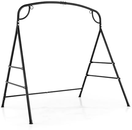 Hammock With Stand - 660-Lbs Metalen Hangmatstandaard - Robuuste veranda-schommelstandaard