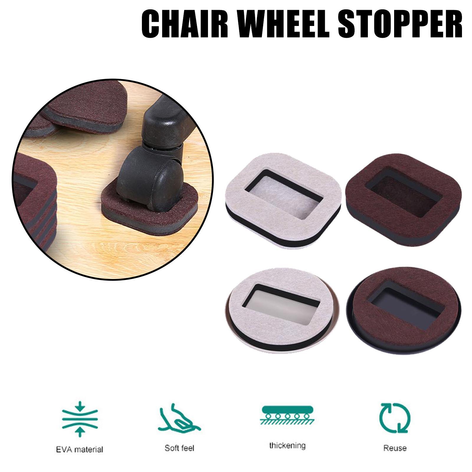 Adirondack Chair Wood - 5Pcs Bureaustoel Wiel Stopper Stoel Vaststelling