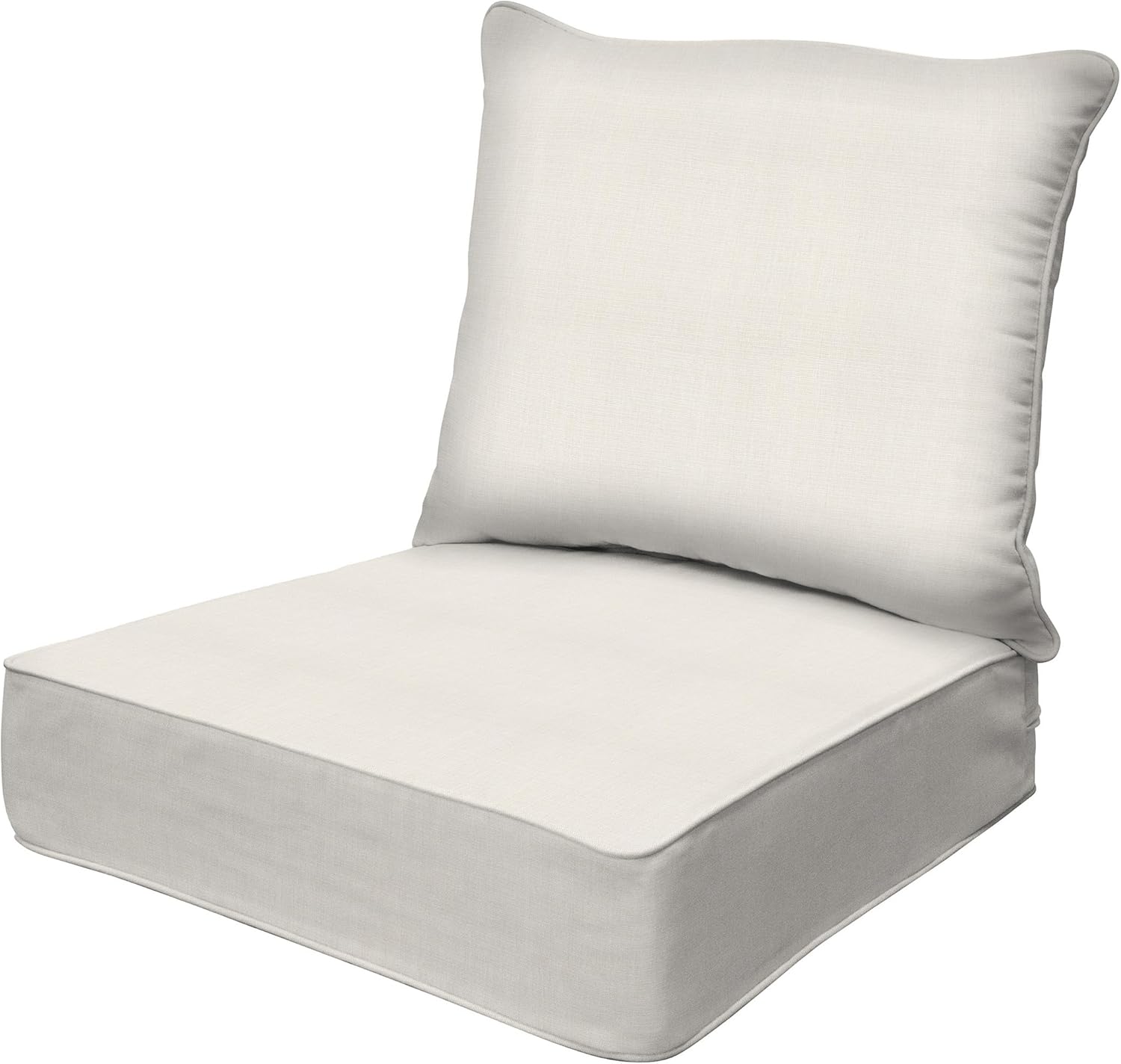 Outdoor Furniture With Covers - Tuinmeubilair voor buiten, effen botkleur, getextureerd
