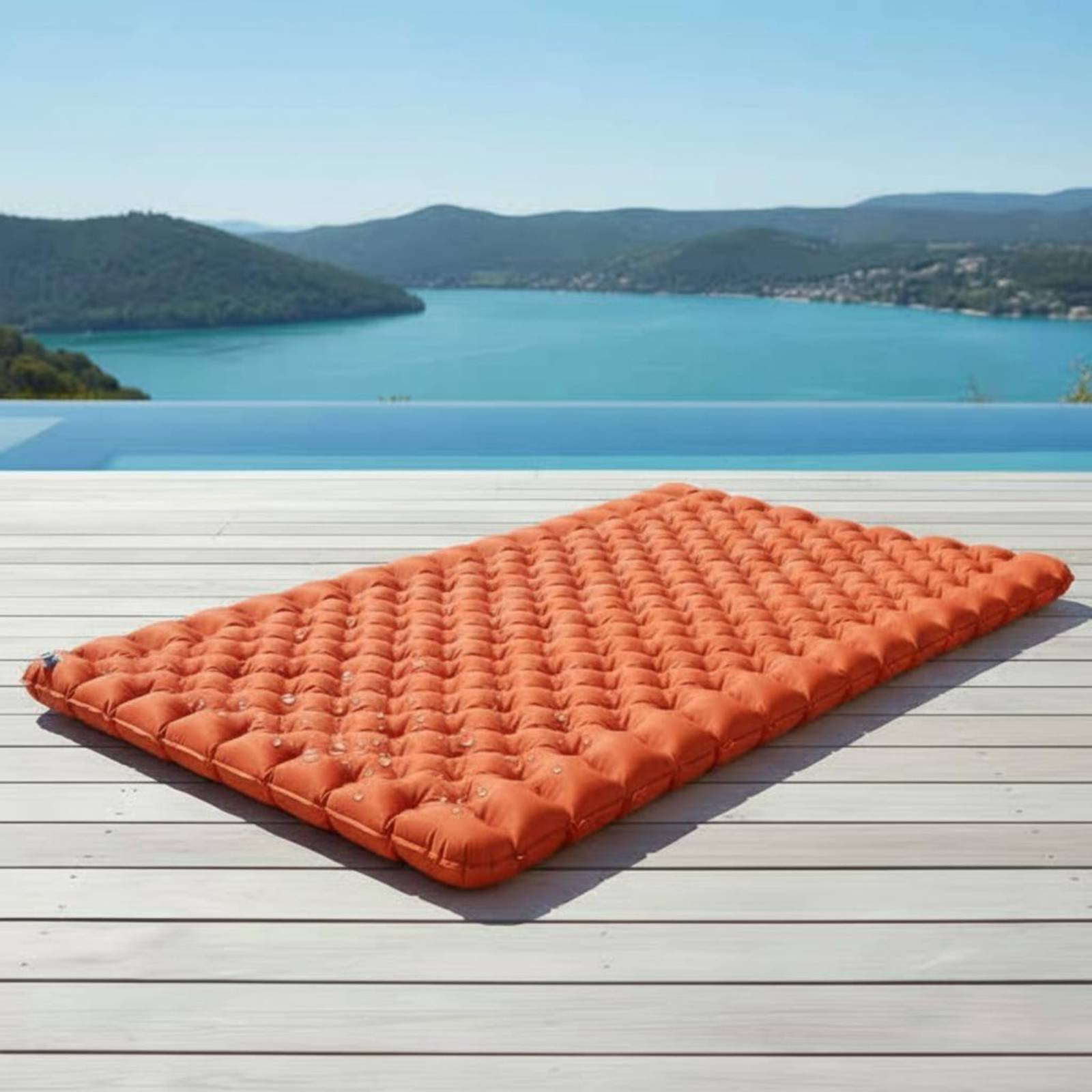 Outdoor Rug Waterproof - Opblaasbare campingmat Nylon TPU Opblaasbaar slaapmatje