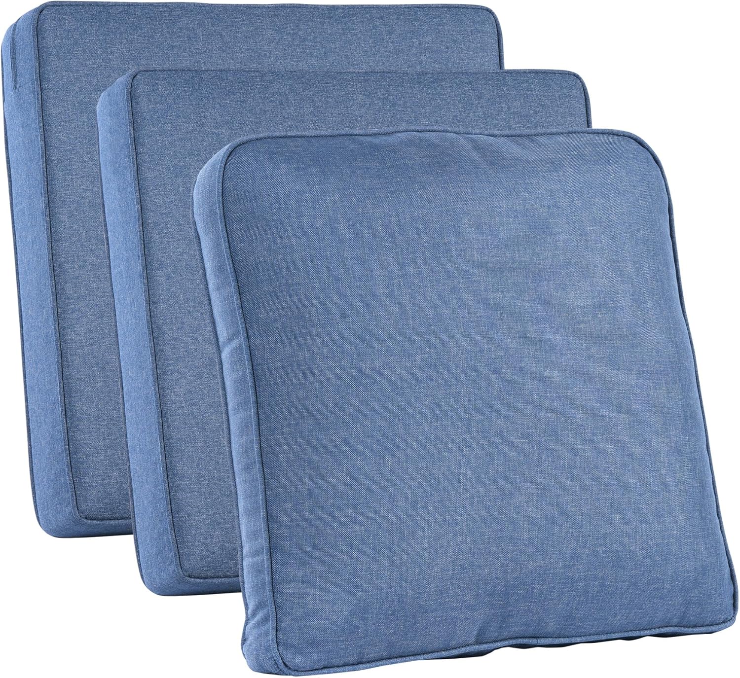 Outdoor Furniture With Covers - Kussenhoezen voor buitenmeubilair, denimblauw, waterdicht met