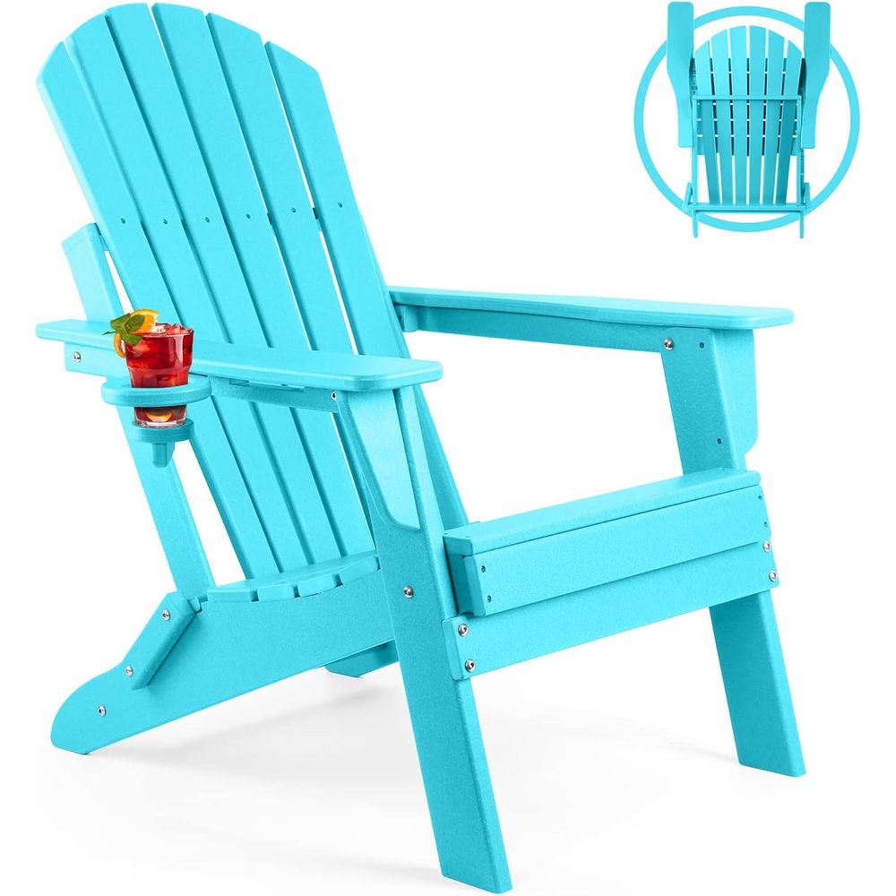 Adirondack Chair Wood - Duurzame HDPE opvouwbare Adirondack- en vuurplaatsstoelen