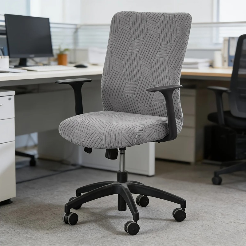 Outdoor Furniture Cover Xl - 1PC Jacquard Bureaustoelhoes Elastische Computer Draaibare