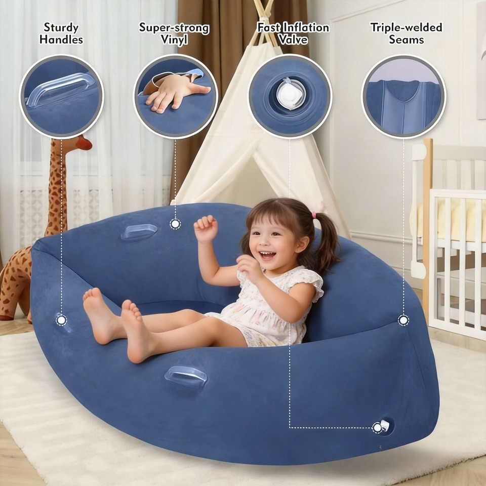 Outdoor Furniture Zone - Moderne opvouwbare draagbare ligstoel voor kinderen,