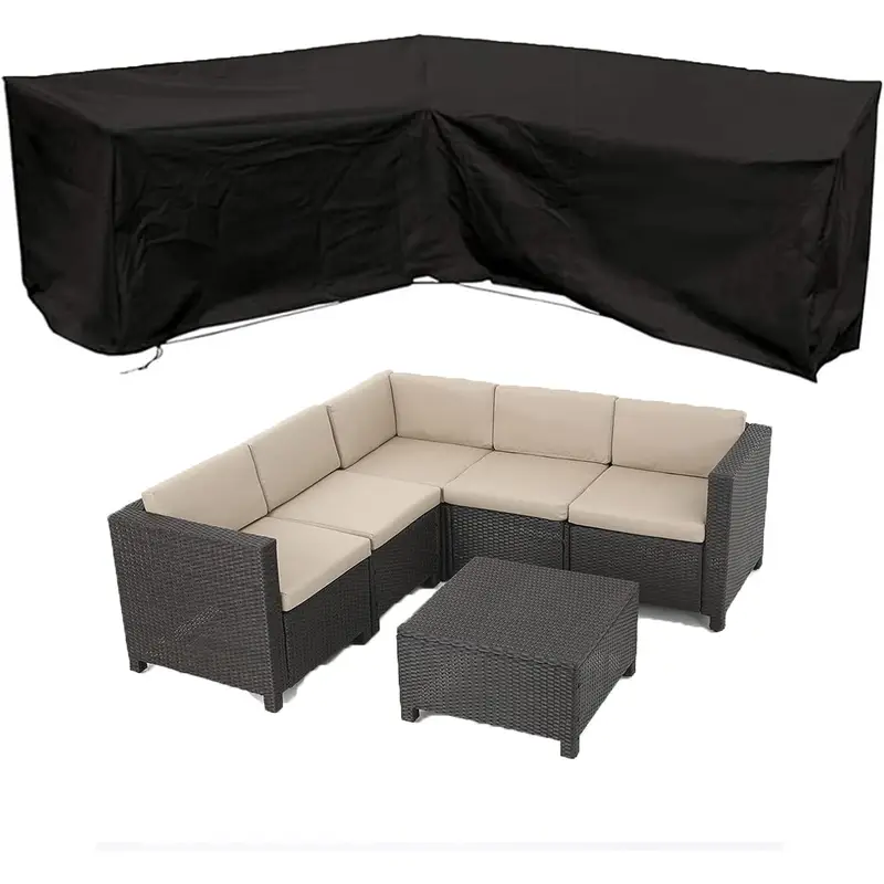 Outdoor Furniture Manufacturer - Anti-UV L-vormige buitensofa hoes waterdicht winddicht