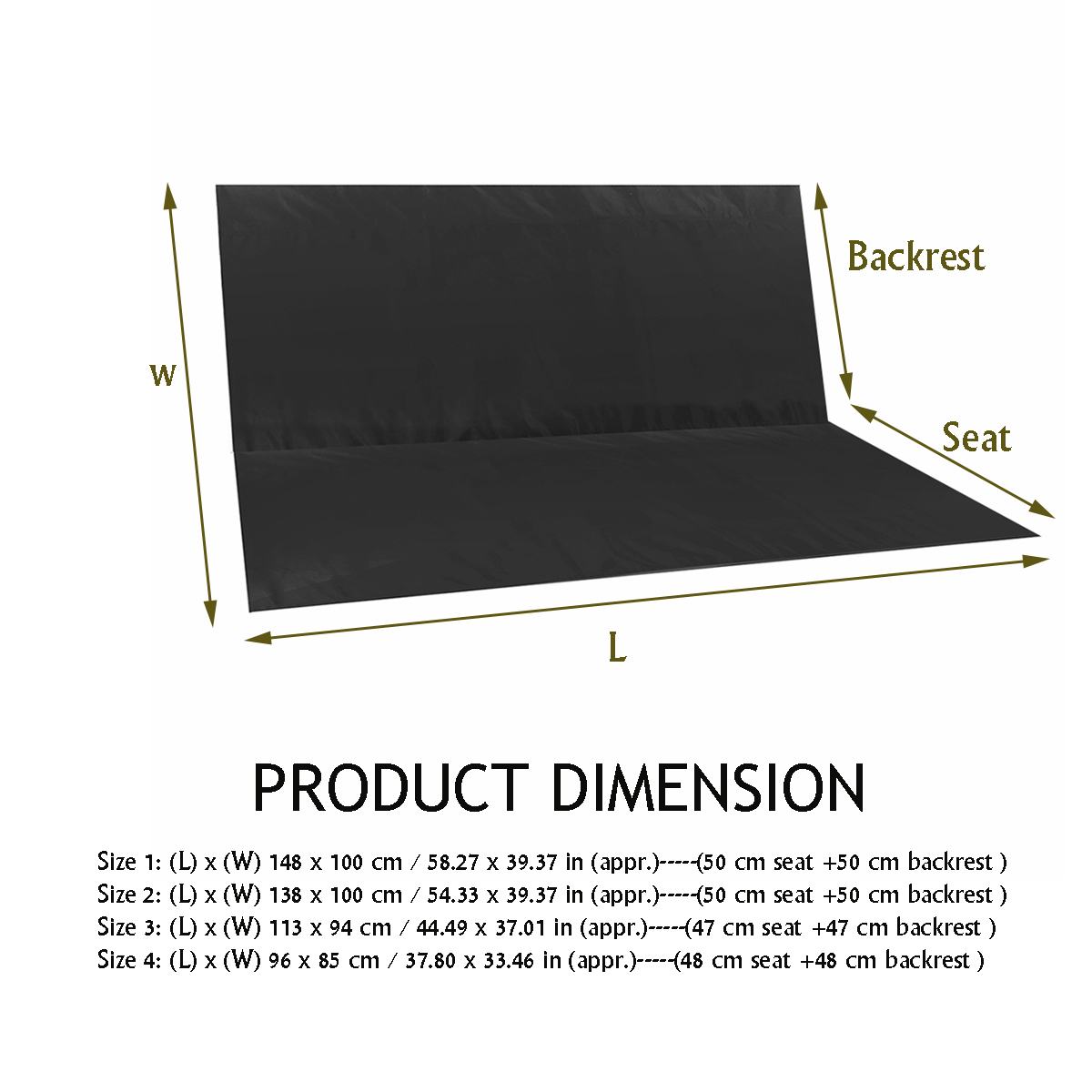 Outdoor Furniture No Cushions - 2/3 Zits Swing Cover Stoel Bankje