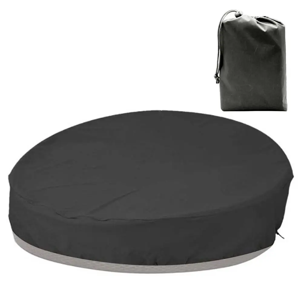 Outdoor Furniture With Covers - Waterdichte buitenhoes voor ronde loungesofa, bescherming