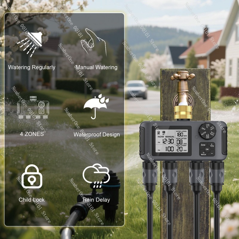 Outdoor Furniture Zone - Nieuwe intelligente buiten irrigatietimer met 4