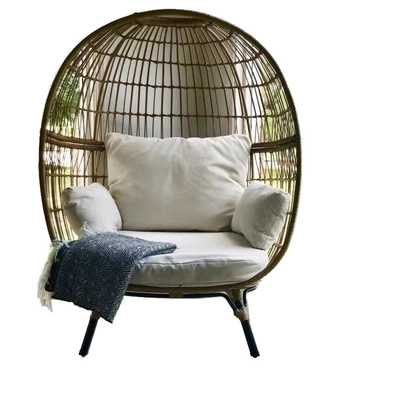Outdoor Furniture Quality - Hoogwaardige outdoor wicker rattan eierschaalstoel met