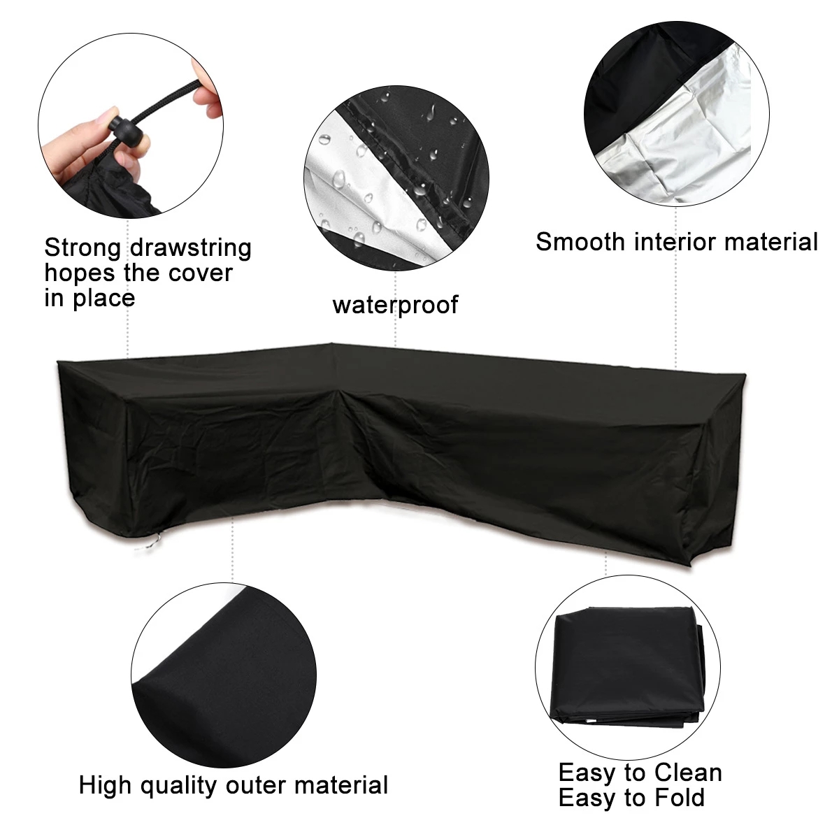 Robuuste L-vormige buitenbankh - Outdoor Furniture Cover Xl recensie en prijs