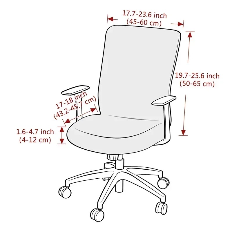 1PC Effen Kleur Bureaustoel Co - Outdoor Furniture Cover Xl recensie en prijs