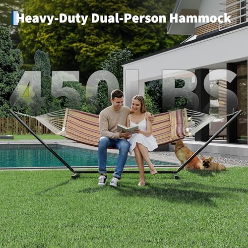 2-persoons buitenhangmat met s - Hammock With Stand recensie en prijs