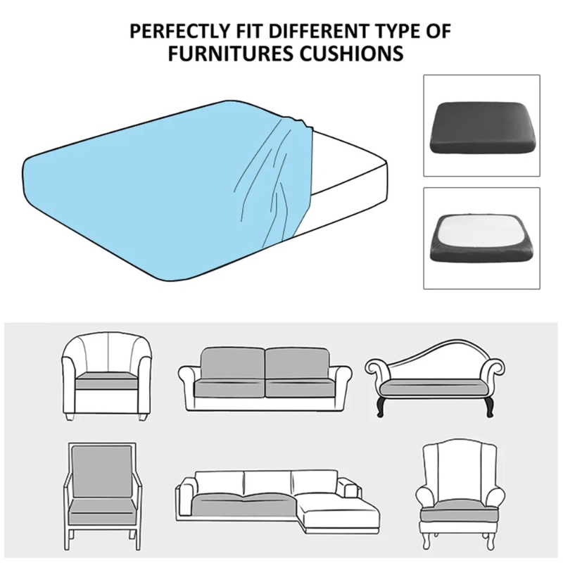Elastische waterdichte bankkus - Outdoor Furniture No Cushions recensie en prijs
