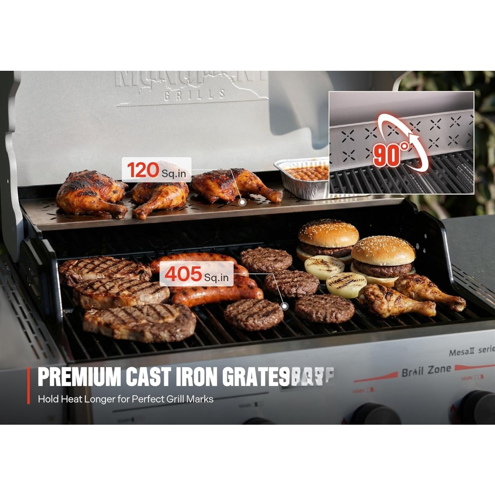 RVS gasgrill & kookplaat & bra - Outdoor Furniture Zone recensie en prijs