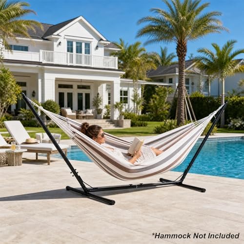 Verstelbare hangmatstandaard | - Hammock With Stand recensie en prijs