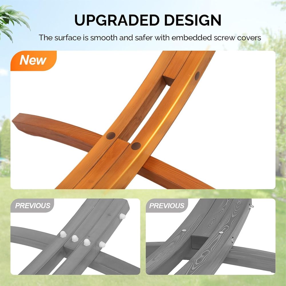 Dubbele hangmatset met gebogen - Hammock With Stand recensie en prijs