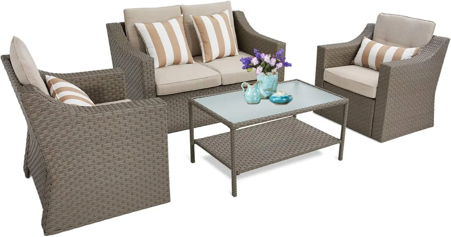Conversatieset voor terrasmeub - Outdoor Furniture No Cushions recensie en prijs