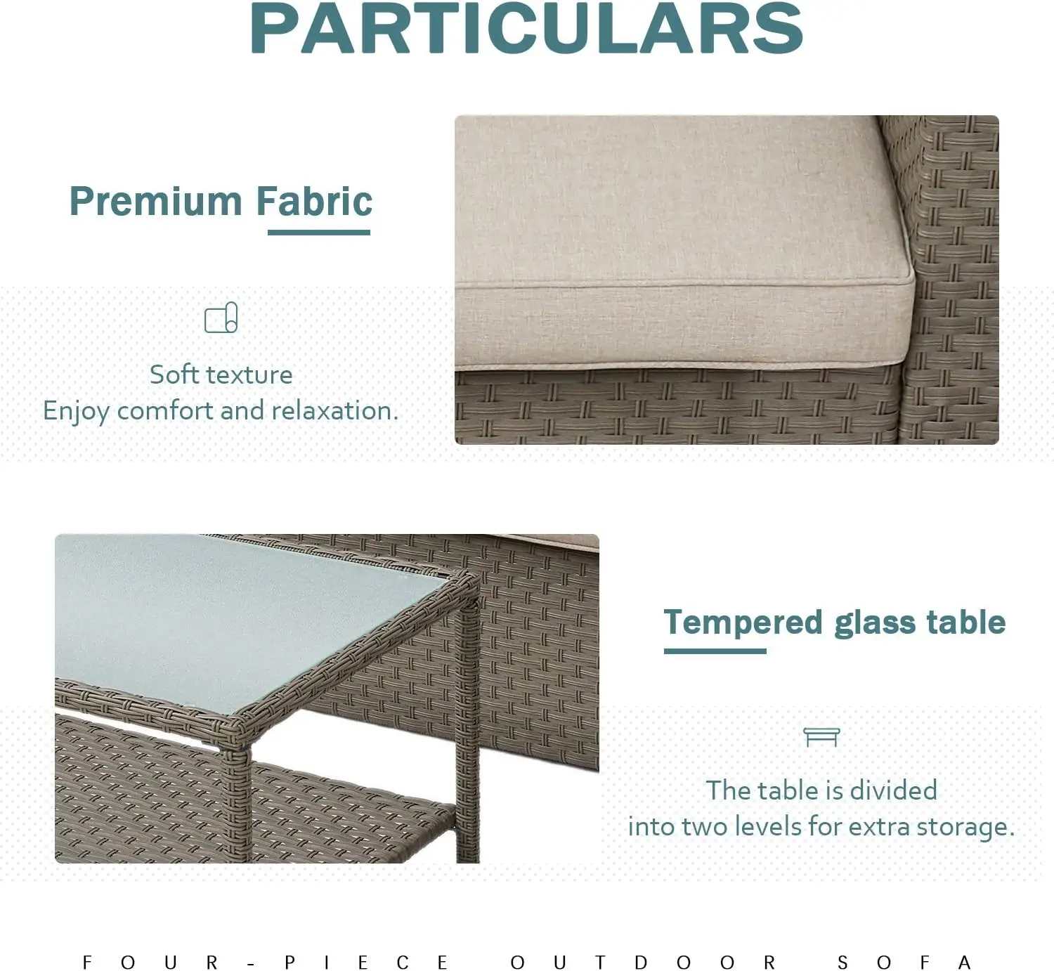 Conversatieset voor terrasmeub - Outdoor Furniture No Cushions recensie en prijs