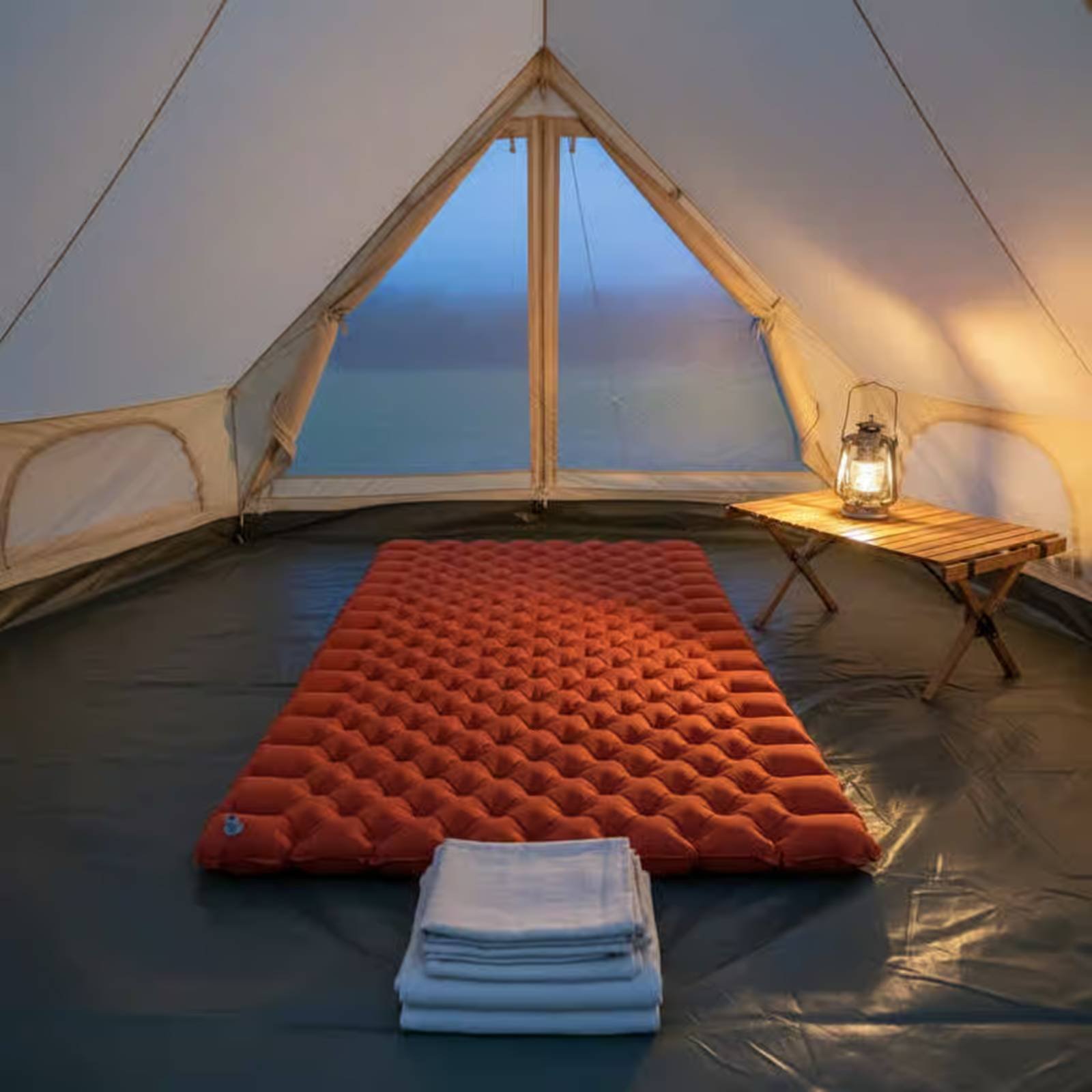 Opblaasbare campingmat Nylon T - Outdoor Rug Waterproof recensie en prijs