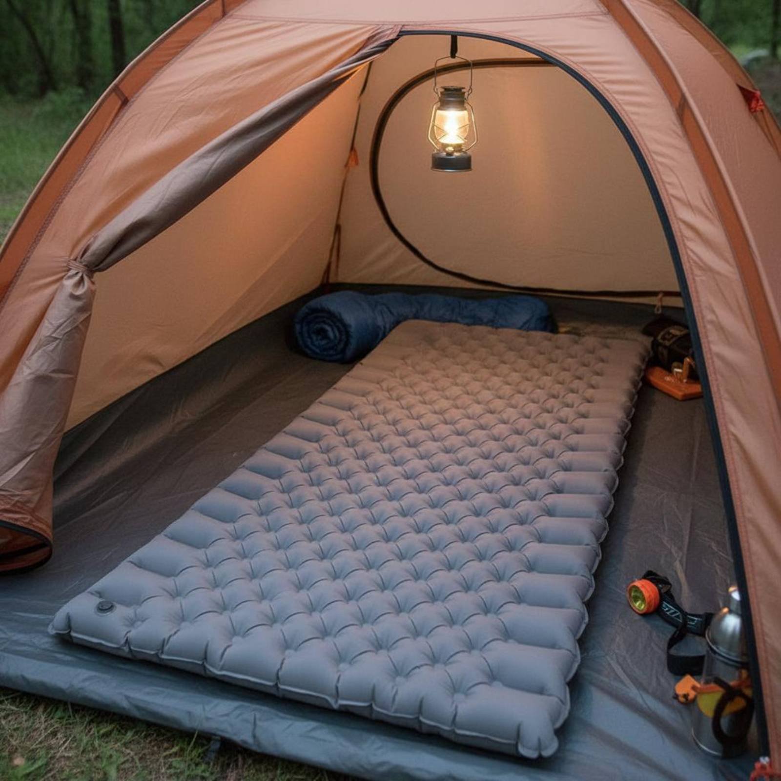 Opblaasbare campingmat Nylon T - Outdoor Rug Waterproof recensie en prijs