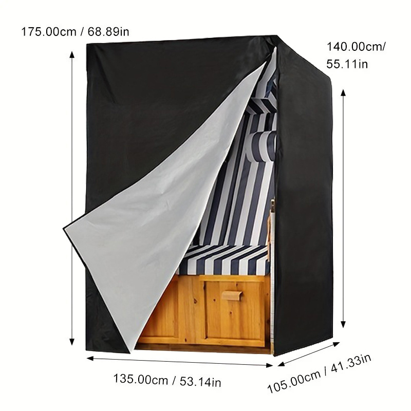1-delige zwarte buitenmeubelho - Outdoor Furniture With Covers recensie en prijs