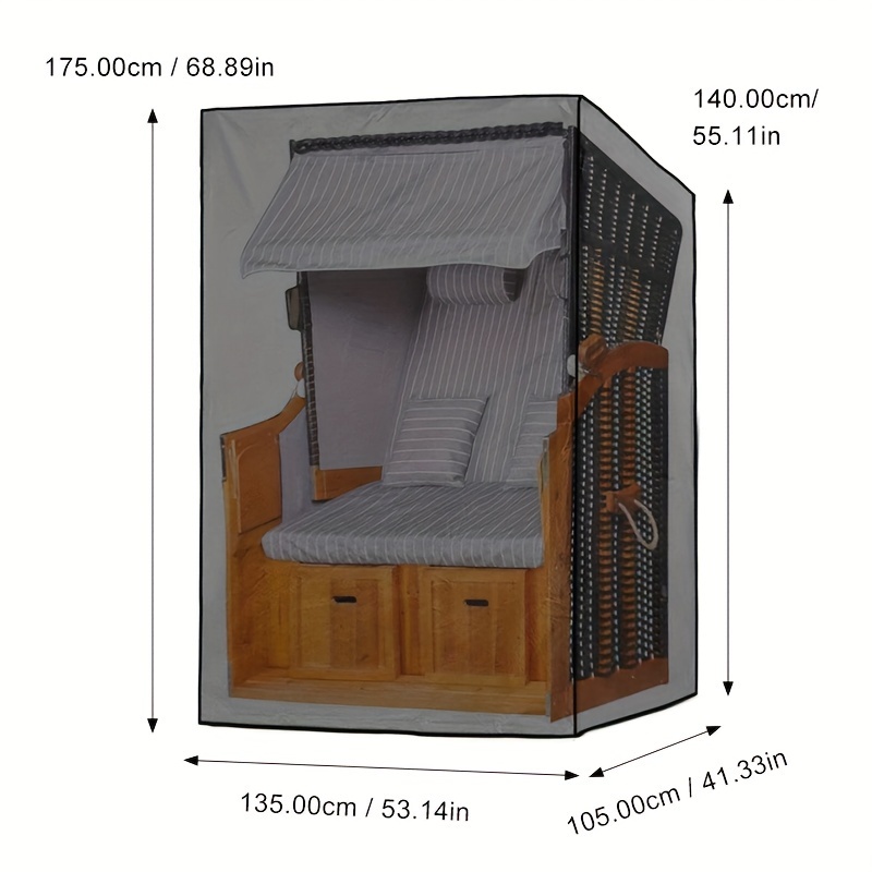 1-delige zwarte buitenmeubelho - Outdoor Furniture With Covers recensie en prijs