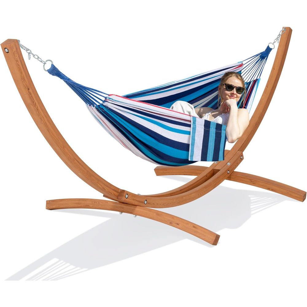 Buitenhangmat met standaard in - Hammock With Stand recensie en prijs