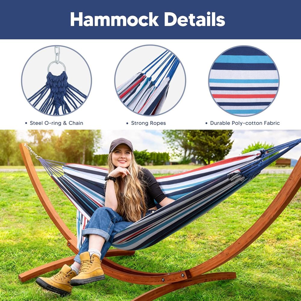 Buitenhangmat met standaard in - Hammock With Stand recensie en prijs