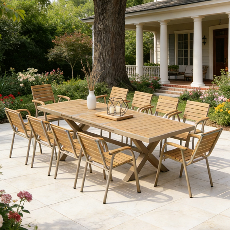 Moderne aluminium tuinmeubelen - Outdoor Furniture No Cushions recensie en prijs