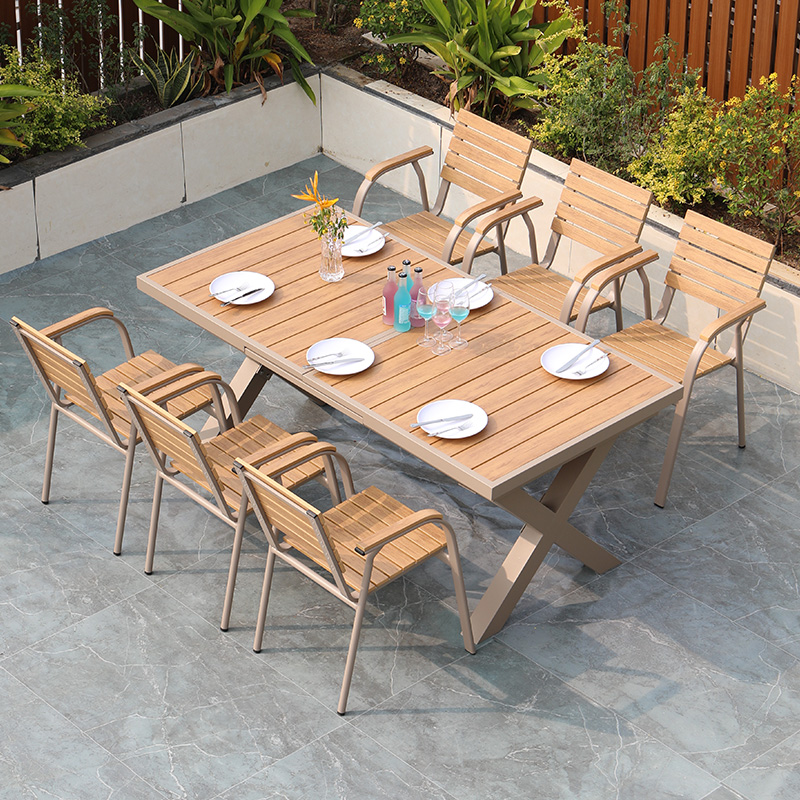 Moderne aluminium tuinmeubelen - Outdoor Furniture No Cushions recensie en prijs