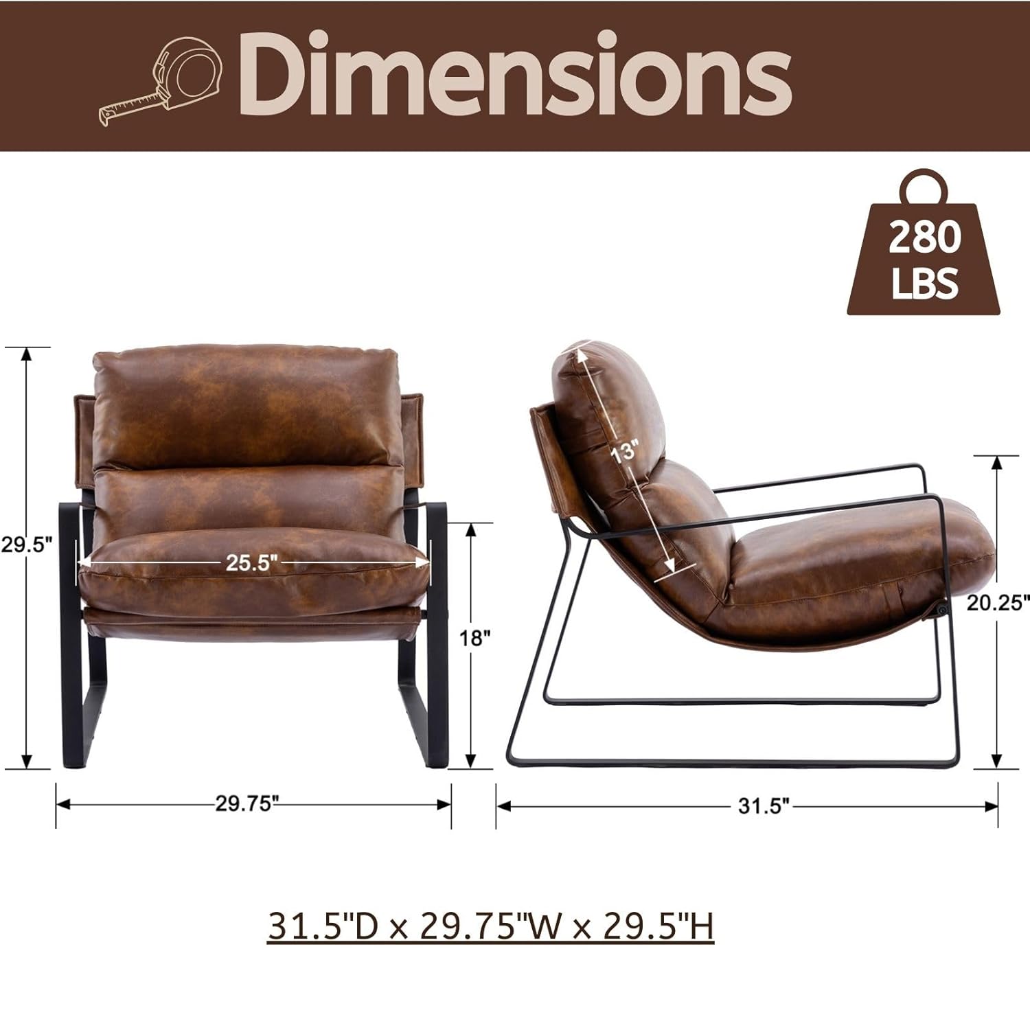 Fauteuil met accenten van PU-l - Adirondack Chair Wood recensie en prijs