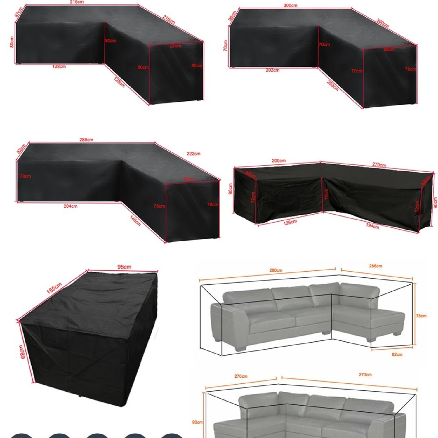 L-vormige buitenbankhoes/meube - Outdoor Furniture Cover Xl recensie en prijs