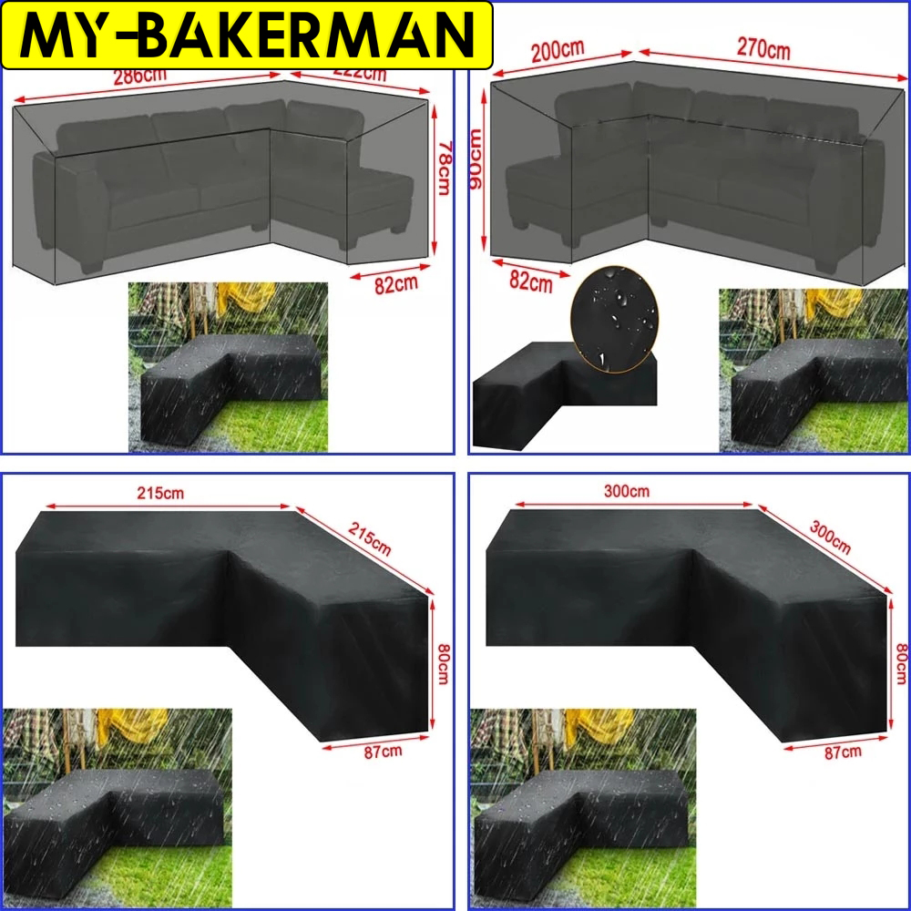 L-vormige meubelhoes waterdich - Outdoor Furniture Cover Xl recensie en prijs