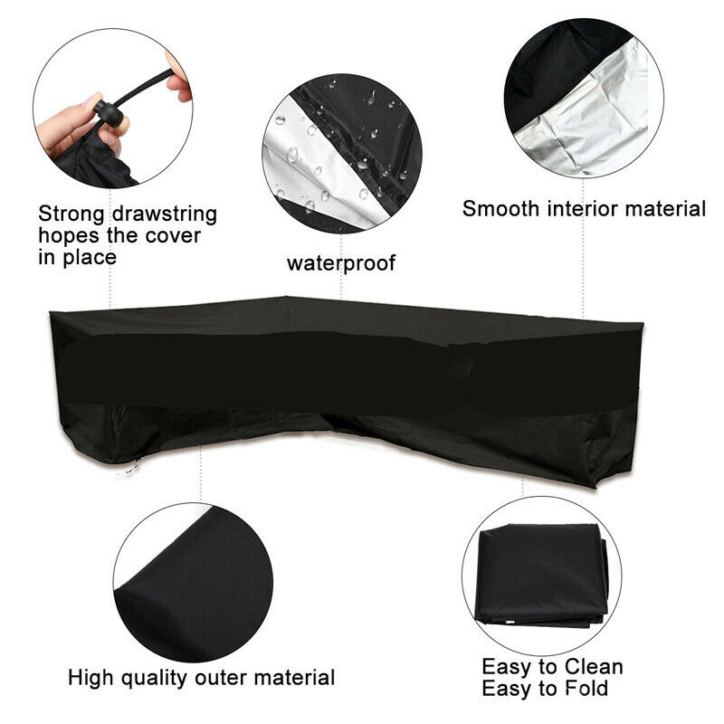 L-vormige meubelhoes waterdich - Outdoor Furniture Cover Xl recensie en prijs