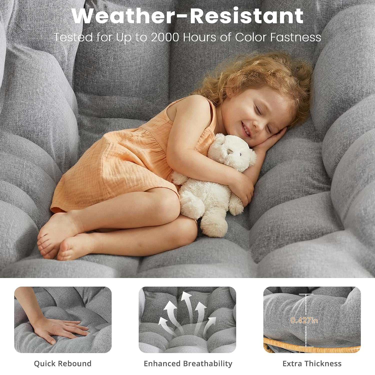 Oversized Papasan Schommelstoe - Outdoor Furniture No Cushions recensie en prijs